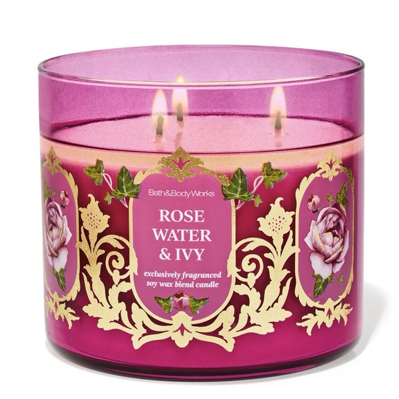 Bath & Body Works Other - Bath & Body Works Rose Water & Ivy Candle